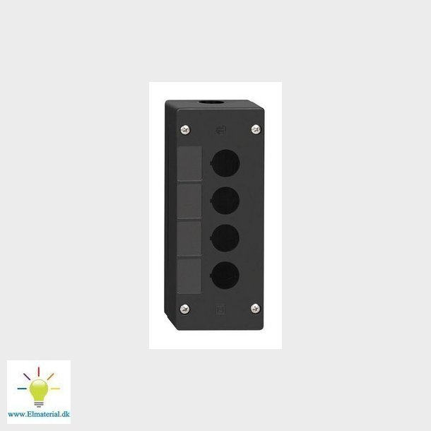 Trykknapbox tom m/4 hul aggresivt milj