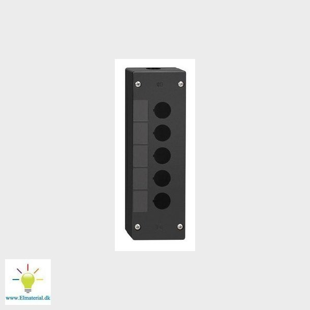 Trykknapbox tom m/5 hul aggresivt milj