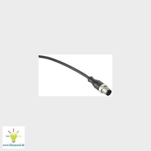 Flerkabel PUR M12 4-pin han lige 5 meter XZCP1541L5