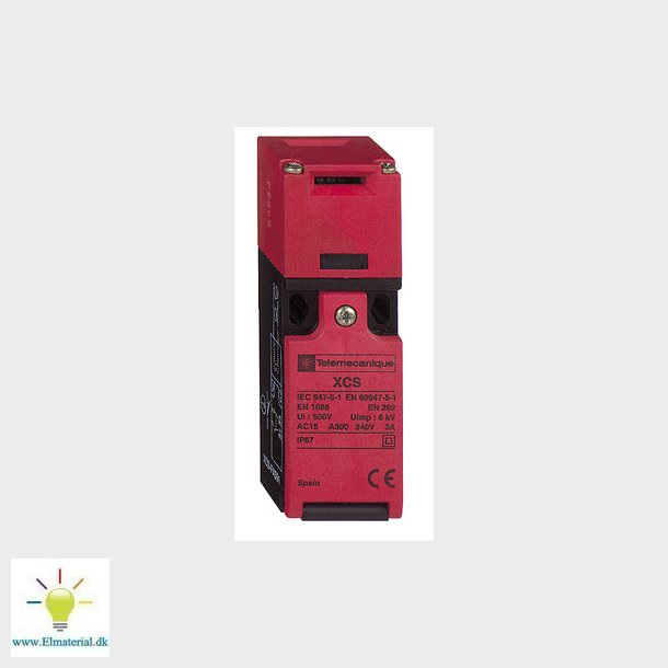 Sikkerhedslgekontakt plast til ngle 2NC+1NO snap M16