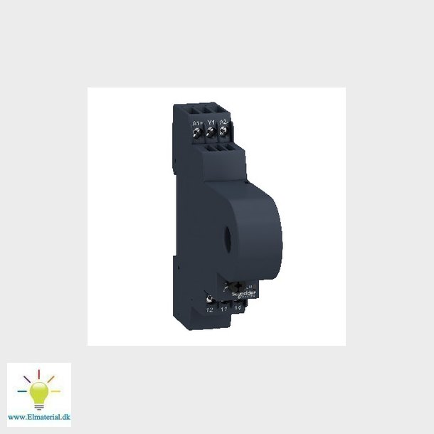 Zelio kontrolrel for mling af overstrm med strmtransformer 2..20A 1 C/O 5A 24-240 VAC/DC