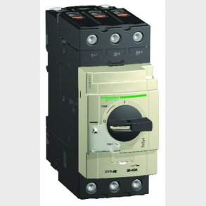 TeSys GV motor automatsikring, 3 polet (3P), rated 40A/690V, til motor applikationer 18.5kW@400V