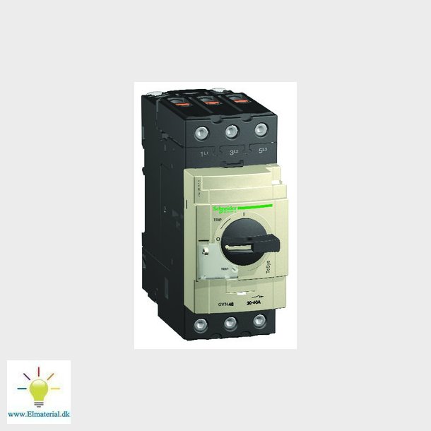 TeSys GV motor automatsikring, 3 polet (3P), rated 40A/690V, til motor applikationer 18.5kW@400V