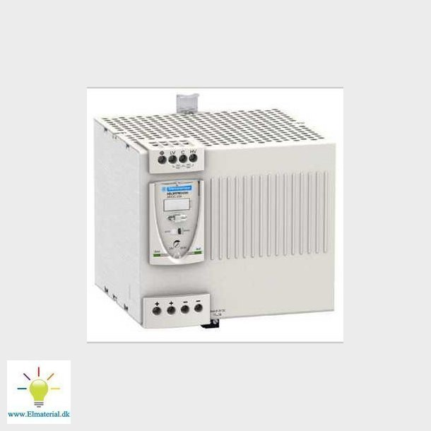 Modicon switchmode strmforsyning universal med 24 VDC 480 W-20 A udgang og 100-240 VAC 1-faset fors