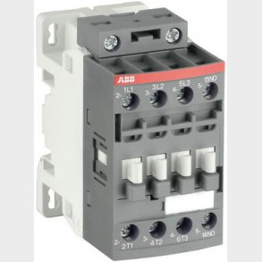 Kontaktor 3-polet 4kW, 400V AC, styresp�nding 24-60V AC/20-60V DC, hj�lpekontakt 1NO, skruetilslutni