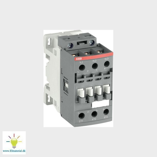 Kontaktor 3-polet 11kW, 400V AC, styrespnding 100-250V AC/DC, skruetilslutning AF26-30-00-13 100-25