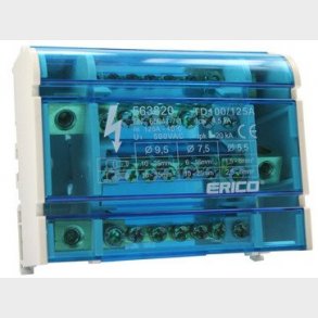 Distributions blok 100A 4P 1I35 1U16 5U6