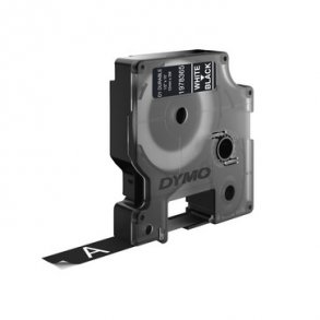 DYMO D1 Tlig 12 mm x 3 M. Vit / Svart