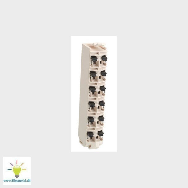 TM5 anslutningsplint 12 pin 24vdc, hvid