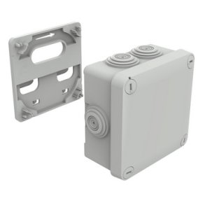 Plexo forgreningsdse 105x105mm incl. beslag til kabelbakke