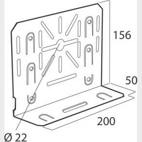 Monteringsplade ebd-g