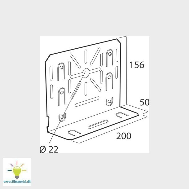 Monteringsplade ebd-g