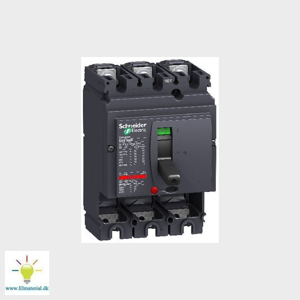 Maksimalafbryder  NSX160B uden rel 3 polet