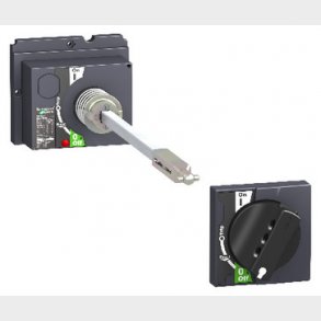 Drejegreb sort med d�rkobling + teleskop aksel - NSX100-250