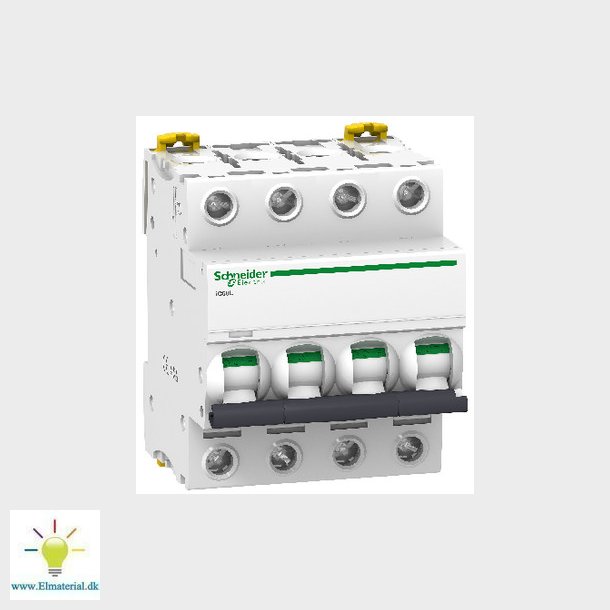 Acti9 iC60L 4P 16A mono terminal C-karakteristik 25kA 400V bredde 72mm