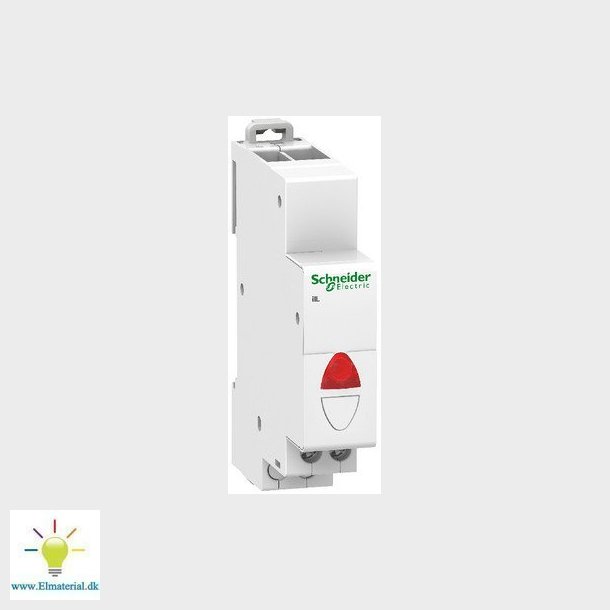 Signallampe iIL Rd LED 12-48VAC/DC estimeret til 100.000t Bredde 18mm