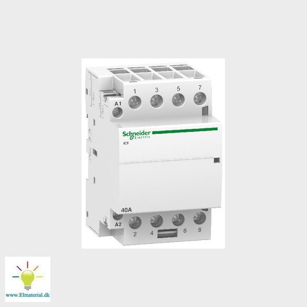 Acti9 Kontaktor iCT 40A 4NO 230V 54 mm