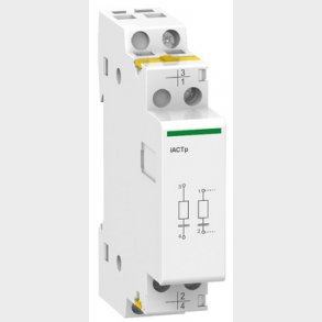 Udkoblingsspole iACTp 220-240VAC med 2 separate kredse bredde 18 mm