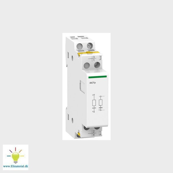 Udkoblingsspole iACTp 220-240VAC med 2 separate kredse bredde 18 mm