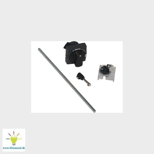 Drejegreb sort komplet IP54