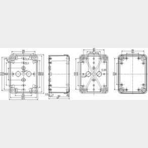 Box abs 164X121X87 grtande lg