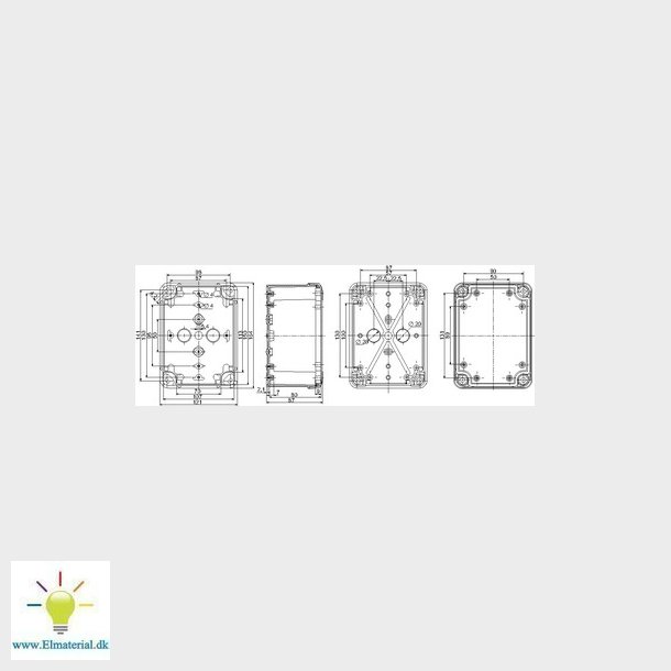 Kasse abs 164X121X87 grt lg