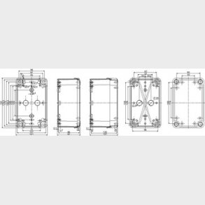 Box abs 192X121X87 grtande lg