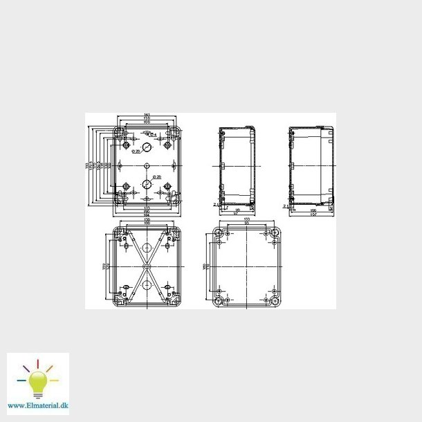 Kasse abs 192X164X87 grt lg