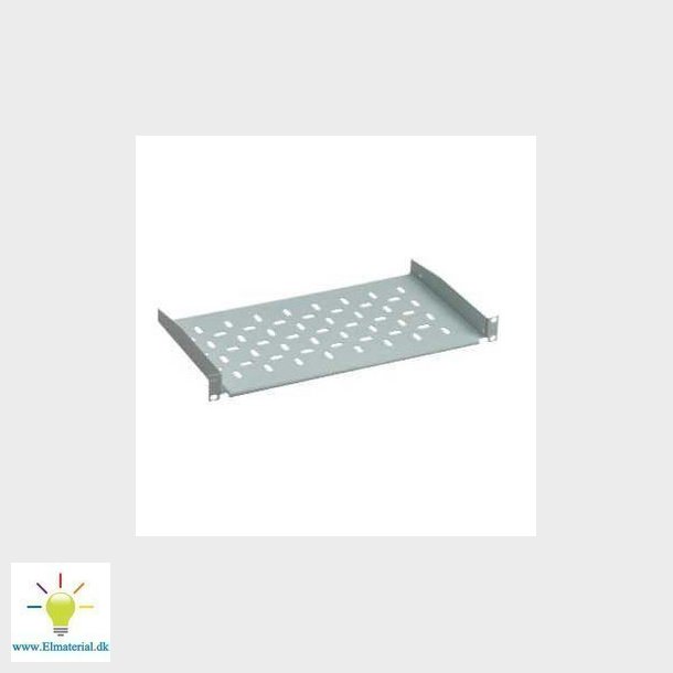 Actassi 19" hylde 2U on 2 oprejst D400 med permissive load 20Kg