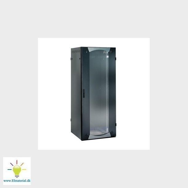 Actassi 19'' Gulvrack Serverrack med glasdr, BDH: 800 x 1000 x 2000 42HE