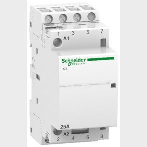 Kontaktor iCT 25A 3NO 240VAC/60Hz modulkontaktor, bredde 36mm