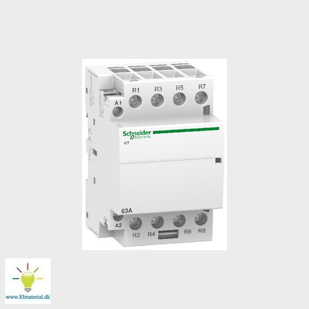 Kontaktor iCT 63A 4NC 230VAC modulkontaktor, bredde 54mm