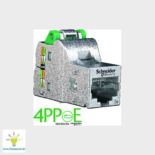 Actassi datastik RJ45 Cat 5 S1 STP til dataudtag og patchpanel. Godkendt til 4PPoE, 1 stk.