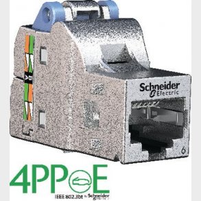 Actassi datakontakt RJ45 Cat 6 S1 STP för datauttag och patchpanel. Godkänd för 4PPoE, 12 st.