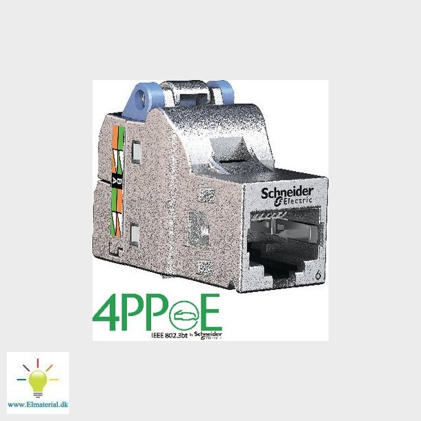 Actassi datastik RJ45 Cat 6 S1 STP til dataudtag og patchpanel. Godkendt til 4PPoE, 12 stk.