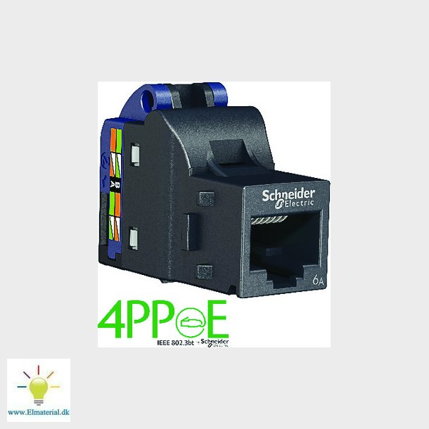 Actassi datastik RJ45 Cat 6A S1 UTP til dataudtag og patchpanel. Godkendt til 4PPoE, 96 stk.