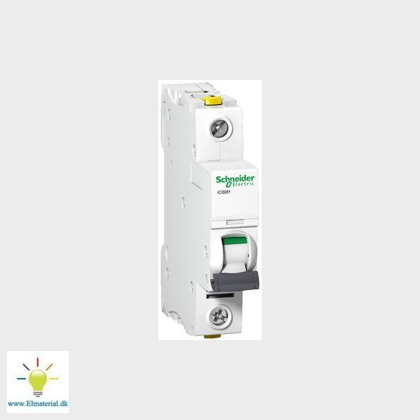 Acti9 iC60H 1P 3A Dobbelt terminal C-karakteristik 10/16kA 230V Bredde 18mm
