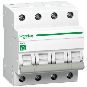 Lastadskiller eller hovedafbryder iSW 4 polet 40A til boligtavler med Wiser Energy og PowerTag 415V