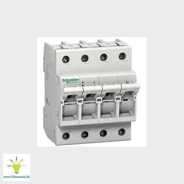 Acti9 D01 sikringsafbryder, 3P + N, 16A, 400V