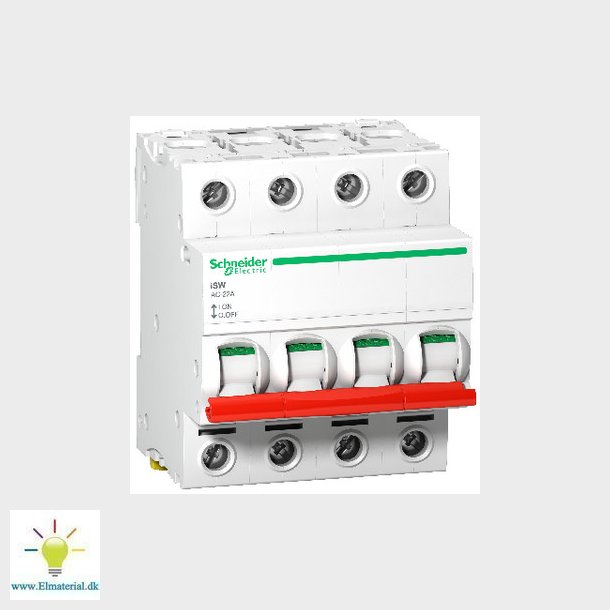 Acti9 Lastadskiller iSW 4P 63A 415VAC 72mm