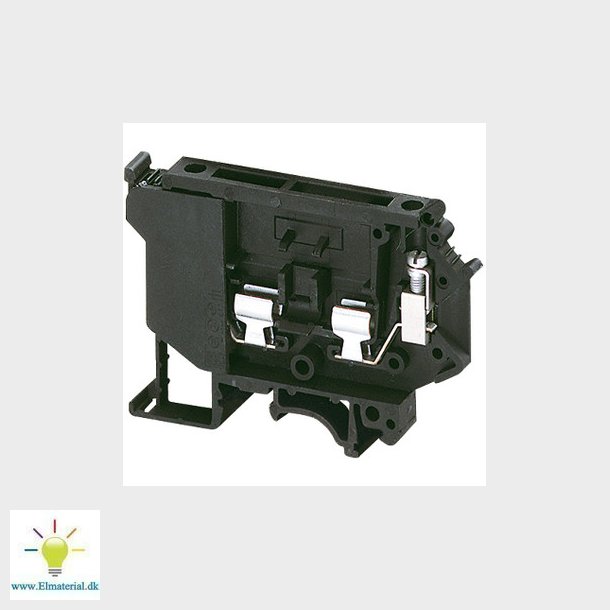 Sikringsklemme 4mm2, for sikring 5x20/25