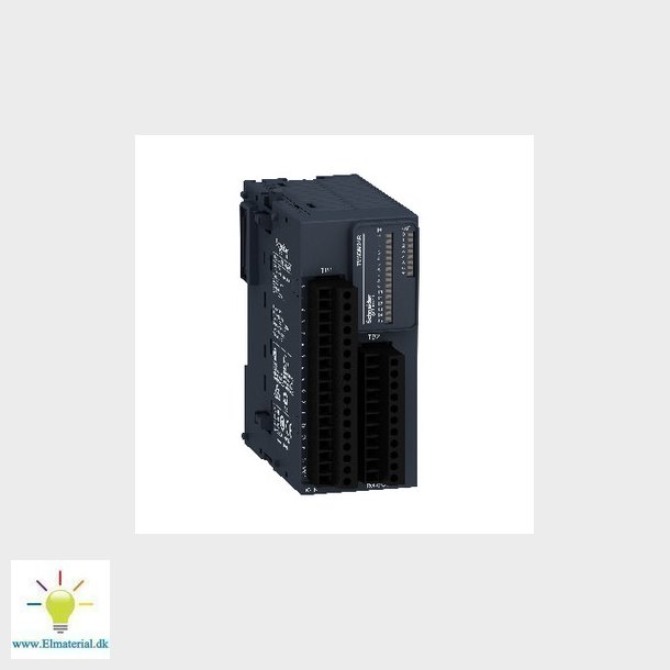 TM3-Modul Skrueklemme, Indgange 16 (24V PNP/NPN), Udgange 8 rel