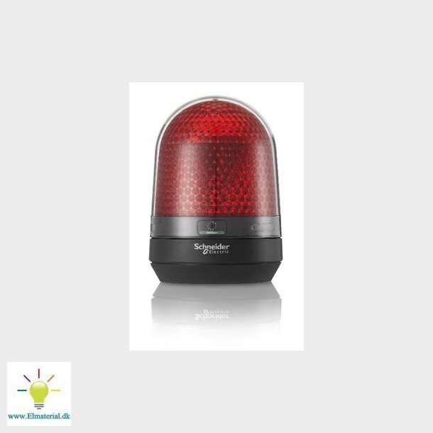Signallampe 100 mm LED multifunktion uden buzzer rd 12-24 VDC