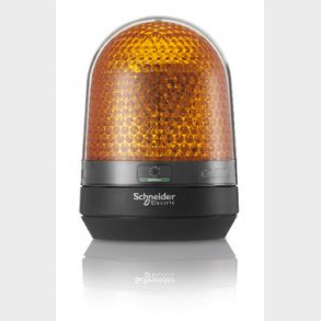 Signallampe �100 mm LED multifunktion uden buzzer orange 12-24 VDC