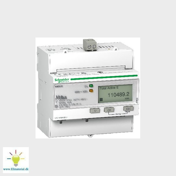 Acti9 3 faset Kilowatt-time mler til montering p DIN skinne, IEM3235