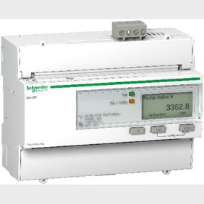 Acti9 3 faset Kilowatt-time mler til montering p DIN skinne, med tller samt Modbus kommunikation,