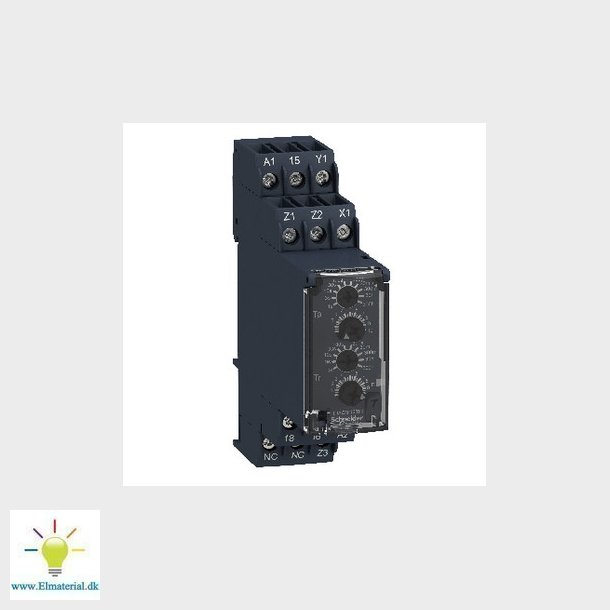 Timer asymmetrisk forsinket tiltrk og forsinket frafald med kontrol indgang 1s-300t 1 C/O 8A 24-240