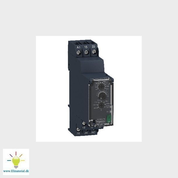 Timer stjerne trekant med adskilt common 0,5s-300s 2 C/O 8A 24-240V