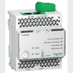 EGX150 Gateway Ethernet til MODBUS giver fuld adgang til alle m�linger og status informationer fra t