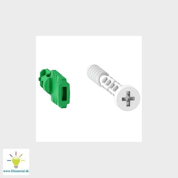 Afdkning vgmonteret gruppetavle Resi9 CX tilbehr: skrue kit 4+4 til skelet og front